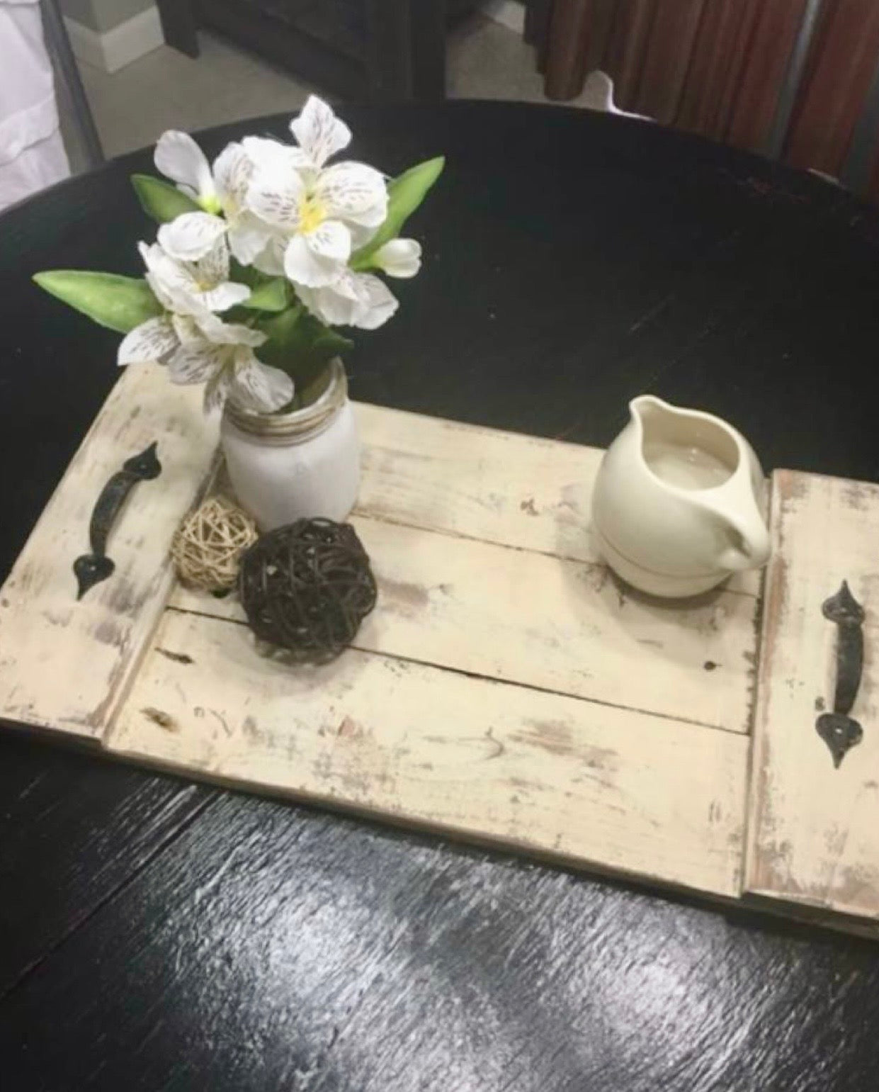 Rustic Farmhouse Wooden Tray