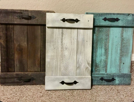 Rustic Farmhouse Wooden Tray