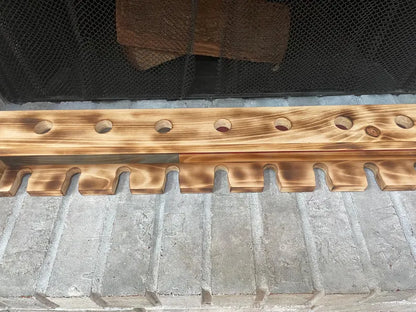 Handmade Wooden Baseball Bat & Ball Holder ⚾