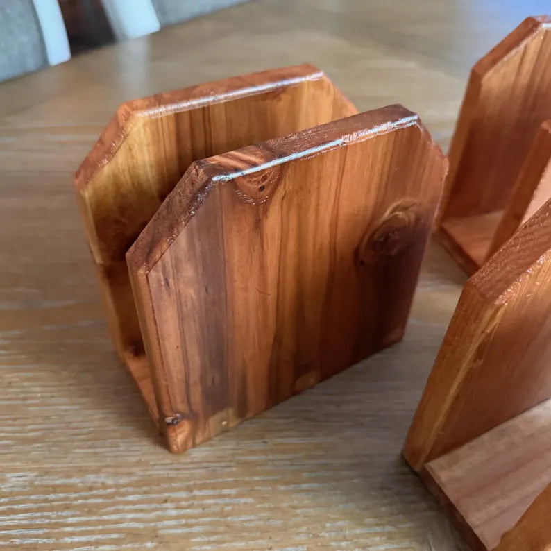Cedar Napkin Holders