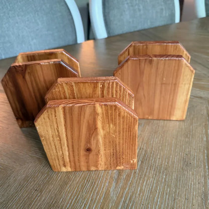 Cedar Napkin Holders