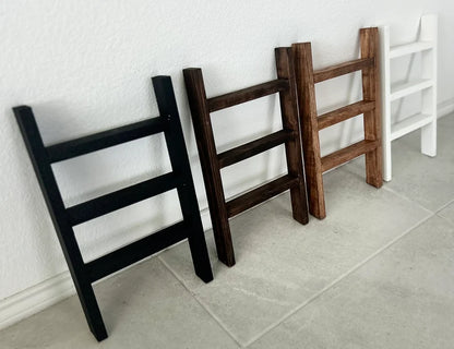 Pine Wood Tea Towel Ladder, Kitchen Towel Holder, Bathroom Towel Holder, Hand Towel Holder, Mini Wooden Ladder, Farmhouse Kitchen Decor